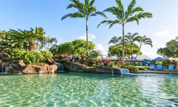 Poipu Condo | Prime Kiahuna 2 Bdrm End Unit - Lofted Ceilings - Garden Paradise