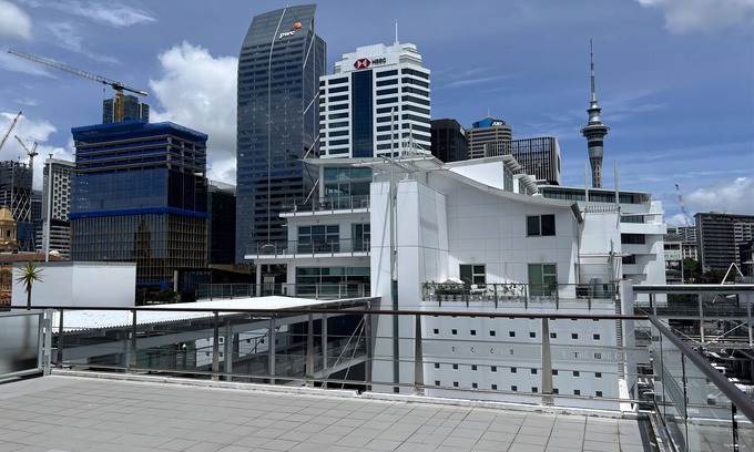 Auckland Central Business District Apartment | Prince Wharf: Harbour & Skytower View Suite with Balcony