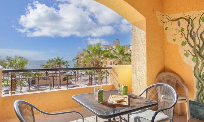 Sandy Beach Condo | Princesa Resort D-304 Empty Nest Nice Ocean View Condo