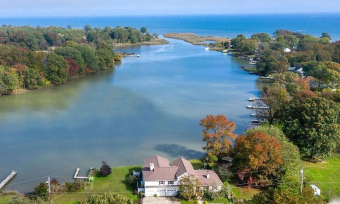 Deale Beach House | Pristine Waterfront Home with Expansive Views.