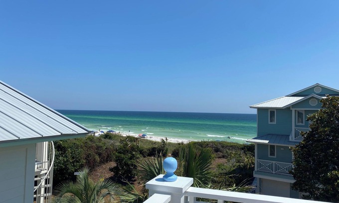 Santa Rosa Beach House | PRIVATE BEACH ACCESS! 6BDRM. Sweeping beach views.Sunrise beach GATED COMMUNITY.