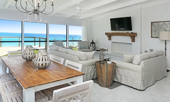 Santa Rosa Beach Cottage | Private Beach Access! 644 Blue Mountain by Royal Destinations - Gulf Front
