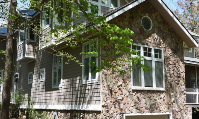 Bridgman House | Private Beach on 10 acres. Custom built. Secluded yet close to Harbor Country.