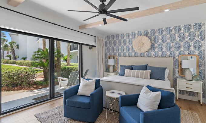 Seagrove Beach Condo | Private Beach|Bikes|Pool|Next to Seaside