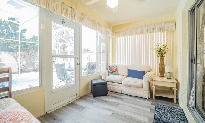 San Pedro Villas House | Private Corner Unit Pool Home w/BBQ & Dog Friendly!