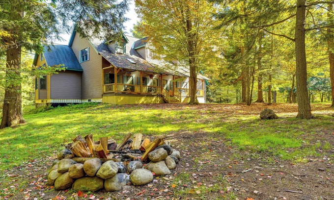 Old Forge House | Private Deck & Fire Pit: Adirondack Family Home