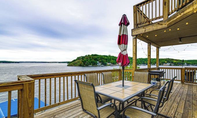 Rocky Mount House | Private Dock, Game Room: Lake of the Ozarks Haven!