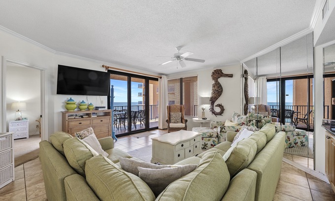 Orange Beach Condo | Private Fishing Pier | Spacious Beachfront Condo | Beach Getaways