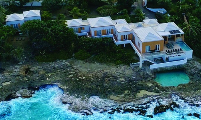 Estate La Vallee Villa | Private Gated Ocean Front Villa Pool&Tide Pool Cane Bay Beach Wifi Wedding Venue