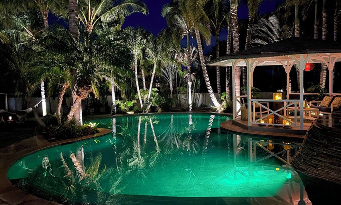 Kihei House | PRIVATE HOME on a lush half acre, Kihei Oasis boasts a 40k gallon heated pool!