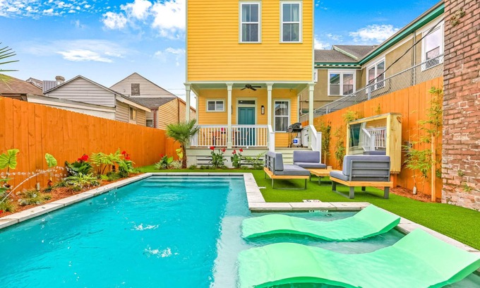 Mid-City House | Private Home w/Heated Pool and Tropical Garden