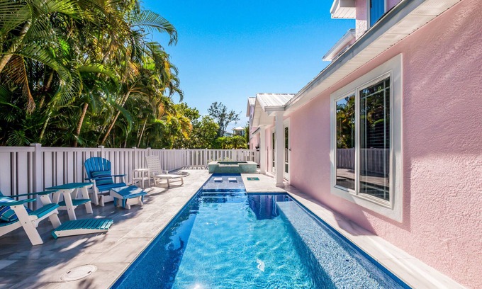 Anna Maria House | Private Home with Pool and Spa, 2 Blocks to Beach and Guest Suite!