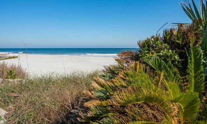 Vilano Beach House | Private Hot Tub & Firepit, Patio, Short Walk to Beach