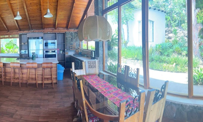 Santiago Atitlan House | Private house in lake Atitlan WiFi, Jacuzzi, Sauna, Pool, Water Toys,