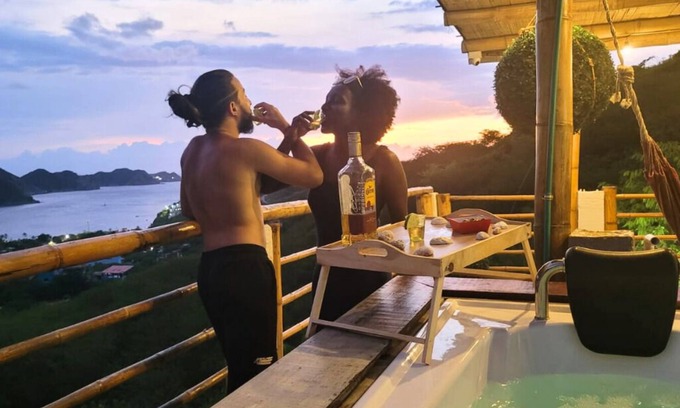 Santa Marta Ski Chalet | Private house with swimming pool, jacuzzi and ocean view in Taganga