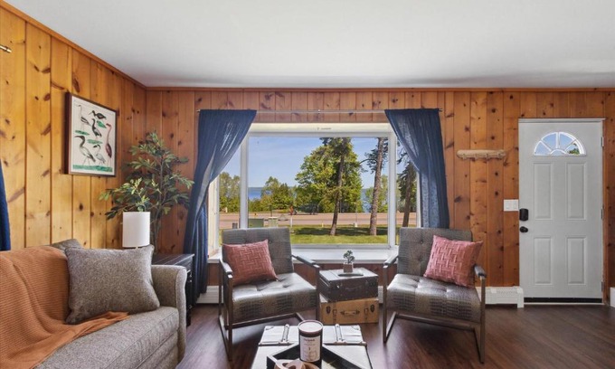 Petoskey House | Private Lakefront Cabin with Amazing Lakeviews