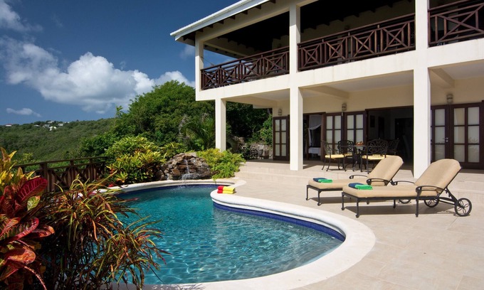 Spring Estate Villa | Private Luxury Vacation Villa In Lush Tropical Setting With Stunning Ocean Views