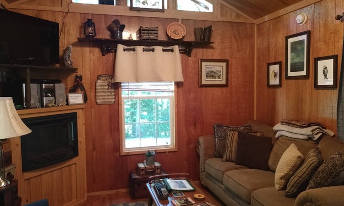 Waynesville Cabin | Private Mountain Cabin With Loft/Hot Tub/Stream and pet friendly