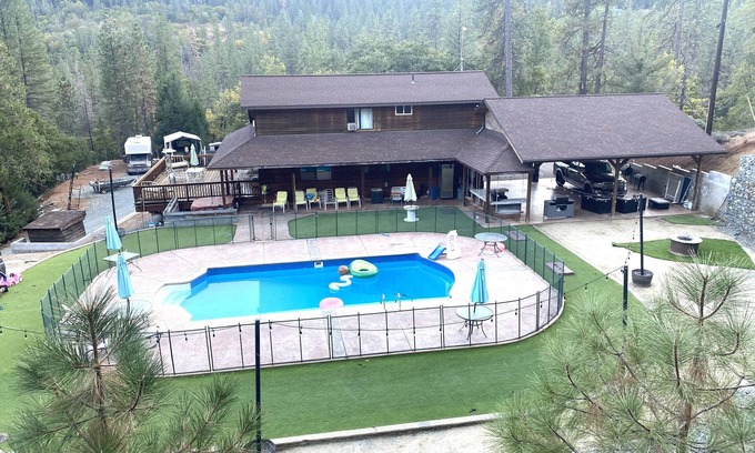 Weaverville House | Private Mountain Getaway with pool yet 4 miles to downtown Weaverville