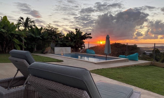 Chupacallos House | Private Mountain retreat with awesome ocean views and relaxing pool.