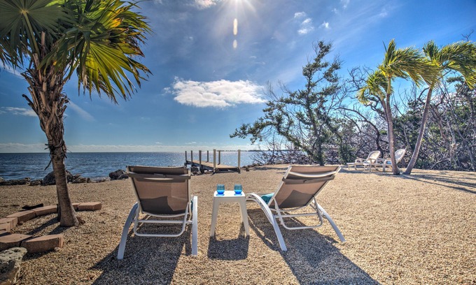 Marathon House | Private Oceanfront 3 bedroom 2 Bath conch house with new 2024 Swim Spa