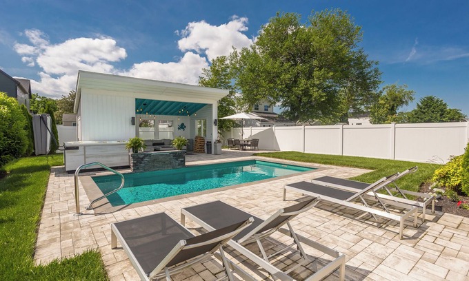 Rehoboth Beach House | Private Pool/Firepit/Hot Tub/Pool House Rehoboth Beach Sleeps 10