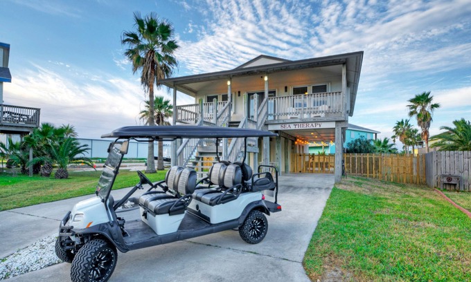 Leeward Sands House | Private Pool, in Golf Cart Zone, Golf Cart for Rent | Sea Therapy by AvantStay