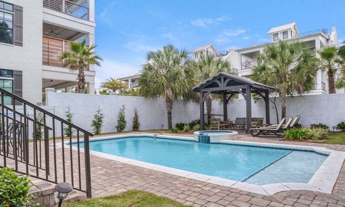 Crystal Beach House | Private Pool, Open Floor Plan, Putting Green, Outdoor TV