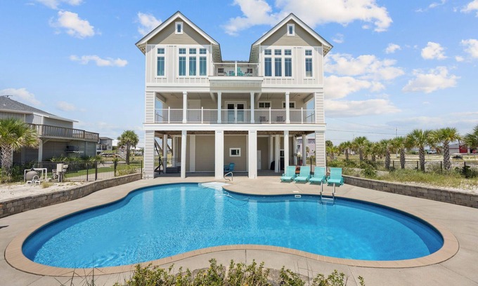Navarre Beach House | Private Pool, Steps to the beach