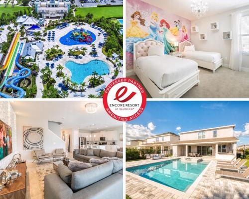 West Kissimmee House | Private Pool, Themed Rooms, Pool Table With Waterpark And Resort Access At Encore Resorts Reunion - 140Bu