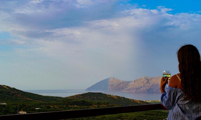 Koukounara Villa | Private Pool with Sea & Mountain View ,Full Privacy - Villa Kyriaki