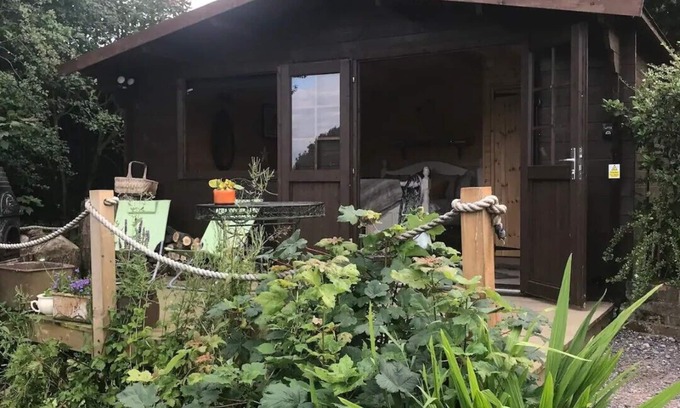 Sedlescombe Cabin | Private Quiet Cabin, overlooking Paddocks Vineyards and Pine Forest