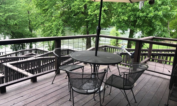 Cotter House | Private Riverfront Estate - "Eagles Nest" - Home w/ Dock on the White River