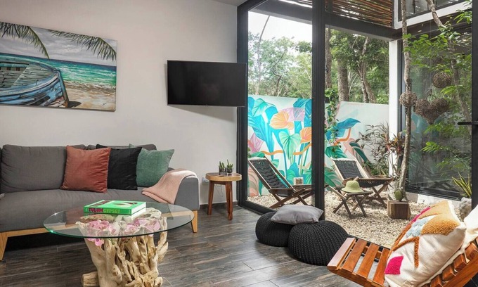 Ek Balam Village House | Private Rooftop Pool | Tulum Getaway * Peaceful Neighborhood | Central Location