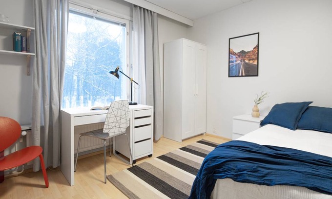Keskinen District Resort | Private room ∙ 1 bedroom ∙ 1 guest