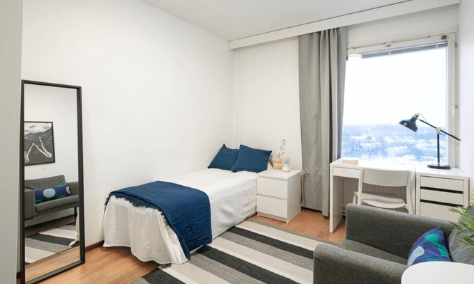 Keskinen District Resort | Private room ∙ 1 bedroom ∙ 1 guest