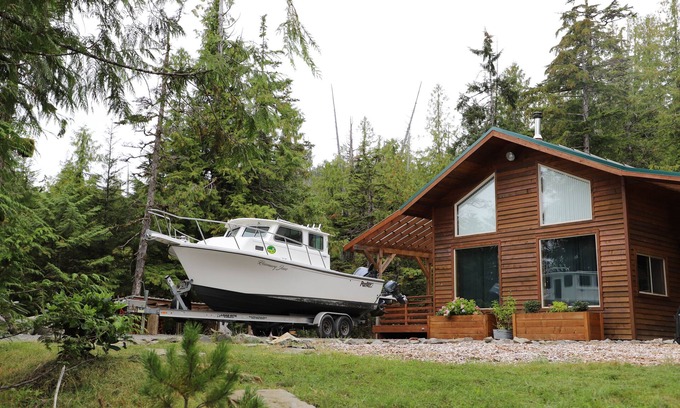 Ketchikan Cabin | Private, spacious retreat at Mt. Point. Generous covered porch. No added fees.
