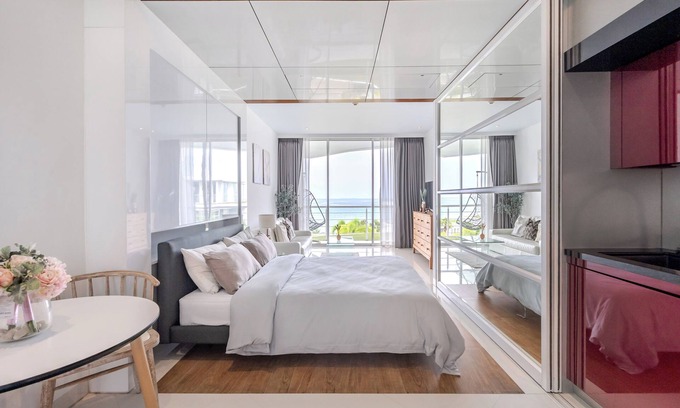 Na Chom Thian Apartment | Private Sunset Beach - Ocean View Room
