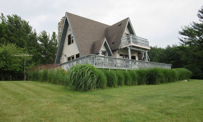 Harbor Springs Ski Chalet | Private Sunset Chalet on 40 Beautiful Acres