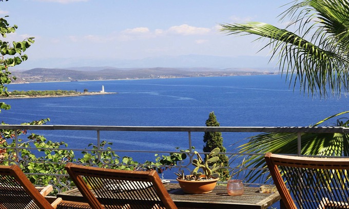 Mavrovouni Villa | Private villa with panoramic sea views