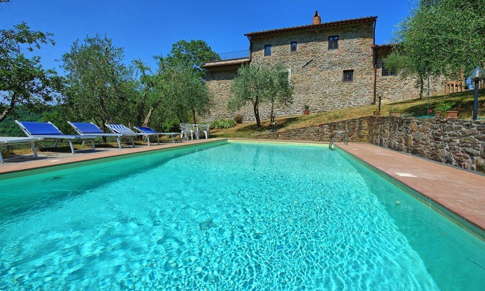 Greve in Chianti Villa | Private Villa with WIFI, private pool, TV, pets allowed, panoramic view, close to Greve In Chianti