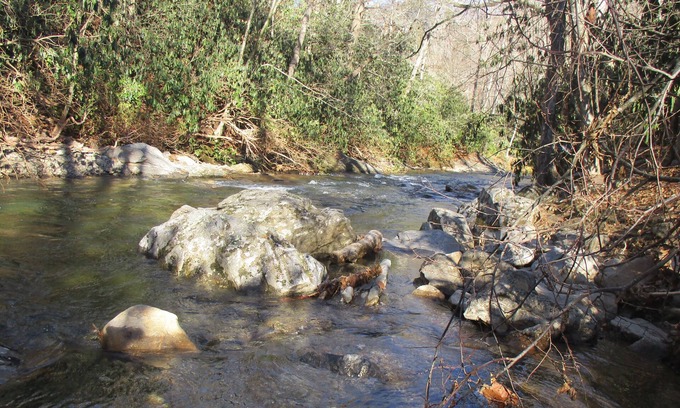 Canton Cabin | Private Waterfall on Cold Mountain with Fishing on property