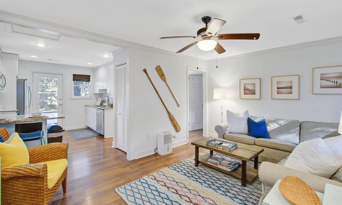 Mount Pleasant Villa | *PROFESSIONALLY CLEANED COASTAL Beach Chic Coastal Villa! Clean w/Large Yard!