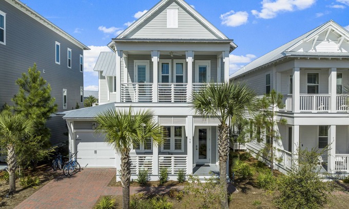 Santa Rosa Beach House | Prominence 30A - Mermaid Bungalow - Pet Friendly, Golf Cart, 4 Bikes, Slps 12