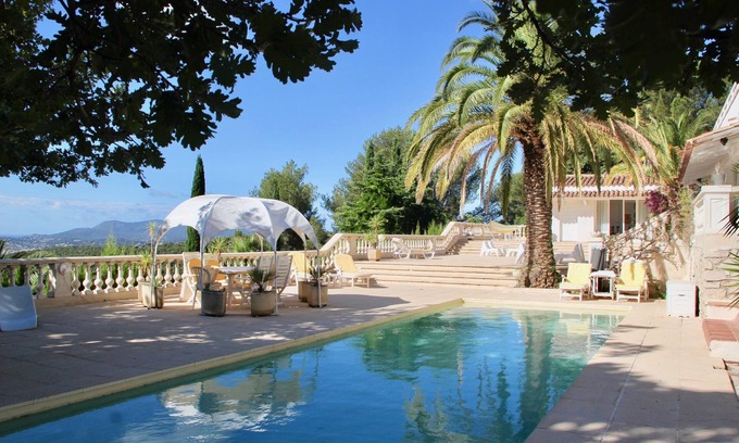 Ollioules Villa | Propriété Exceptionnelle Côte D'azur - vue mer Panoramique - Piscine - Tennis