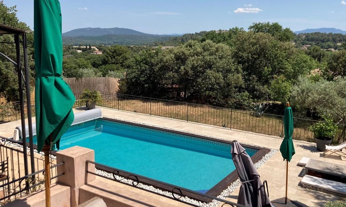 Seillons-Source-d'Argens Villa | Provencal villa with view and pool