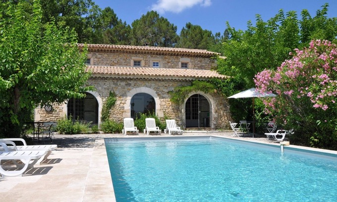 Goudargues Villa | PROVENCAL VILLA. 1Ha. ABSOLUTE COMFORT & CALM. Swimming pool 10 x 5. WI-FI (fiber)