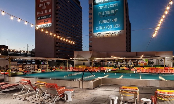 Downtown Las Vegas Hotel | Proximity At its Best! Two Spacious 1BR Suites with Living Room and City View!