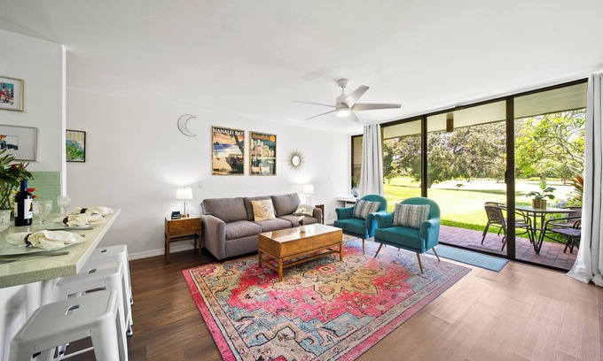 Kahuku Condo | Pulelehua Kuilima Estates West #142: Bright & Lively w/Community Pool & A/C