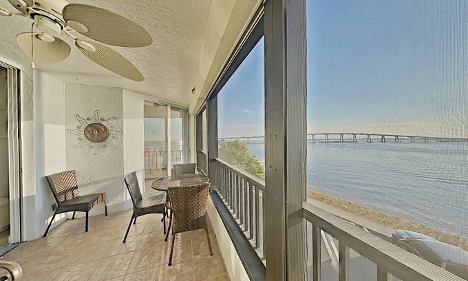 Punta Rassa Condo | Punta Rassa #202 PICTURESQUE WATERFRONT 2 BED CONDO MINUTES FROM SANIBEL